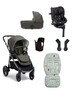 Ocarro 6 Piece Essential Bundle with Joie Baby i-Spin 360 i-Size Car Seat Coal